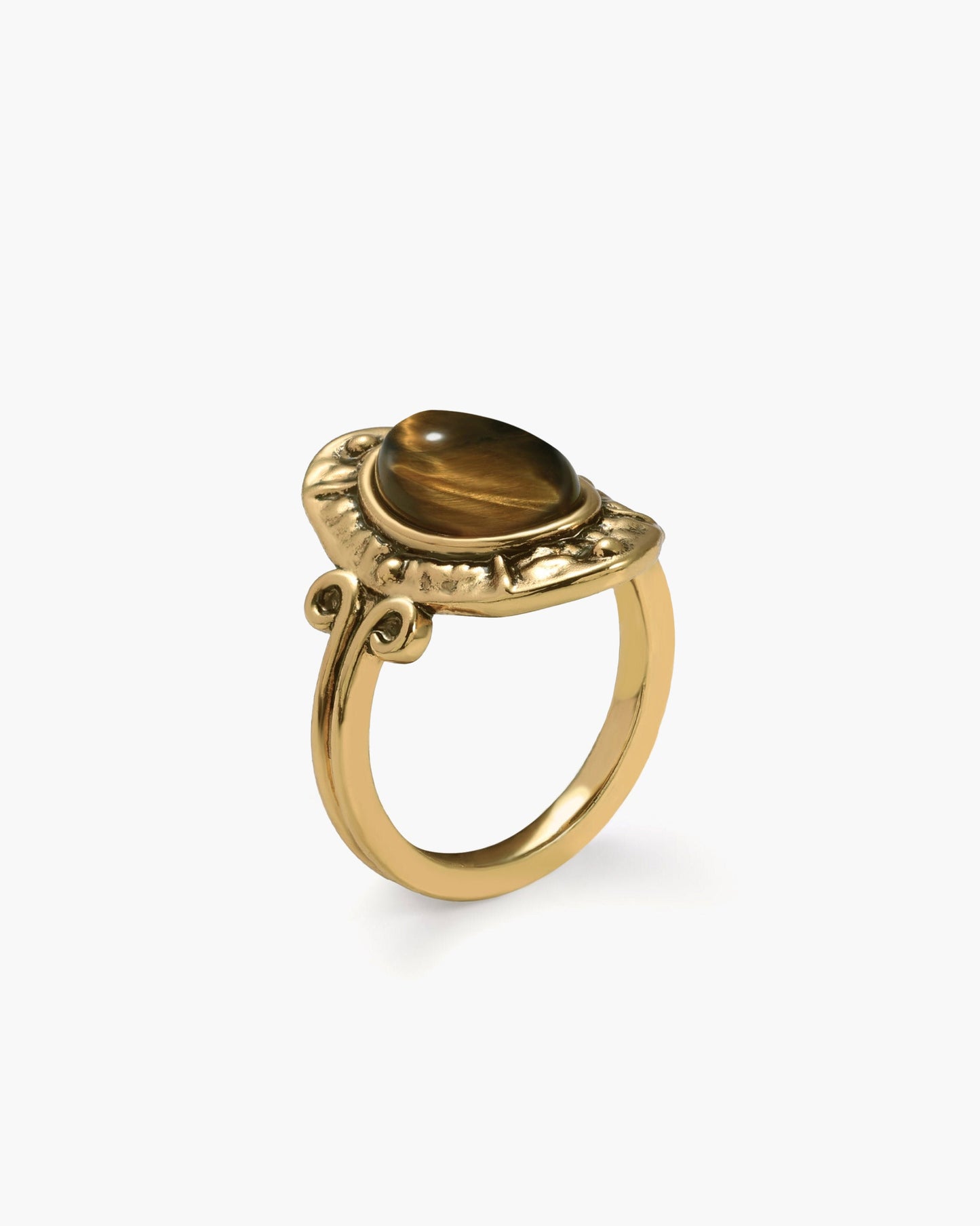 Tiger?s Eye Savannah Toe Ring