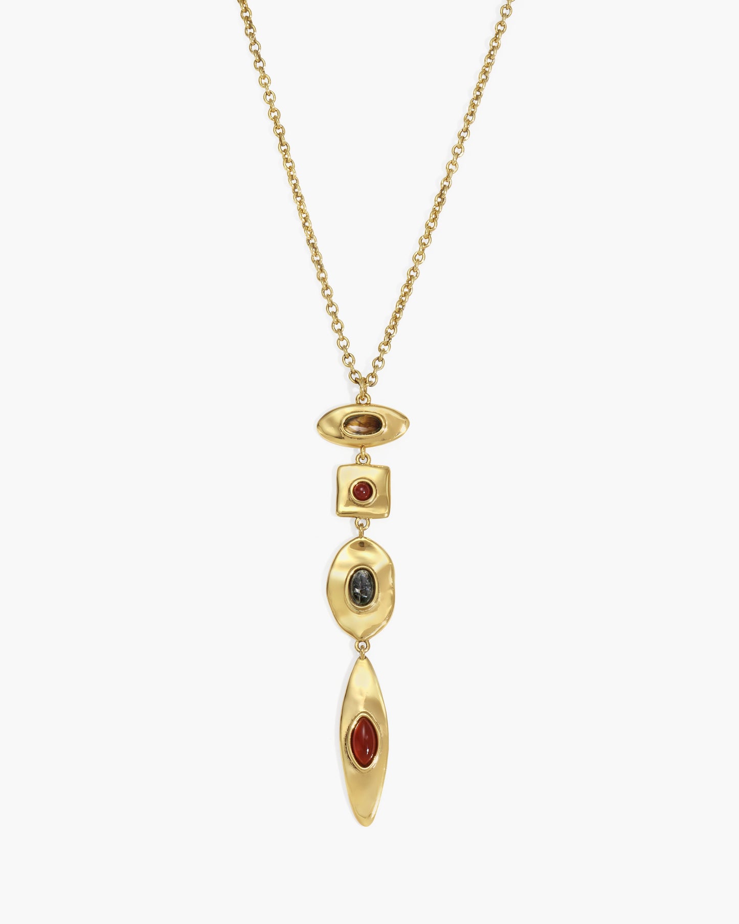 Petra Multi-Stone Drop Necklace