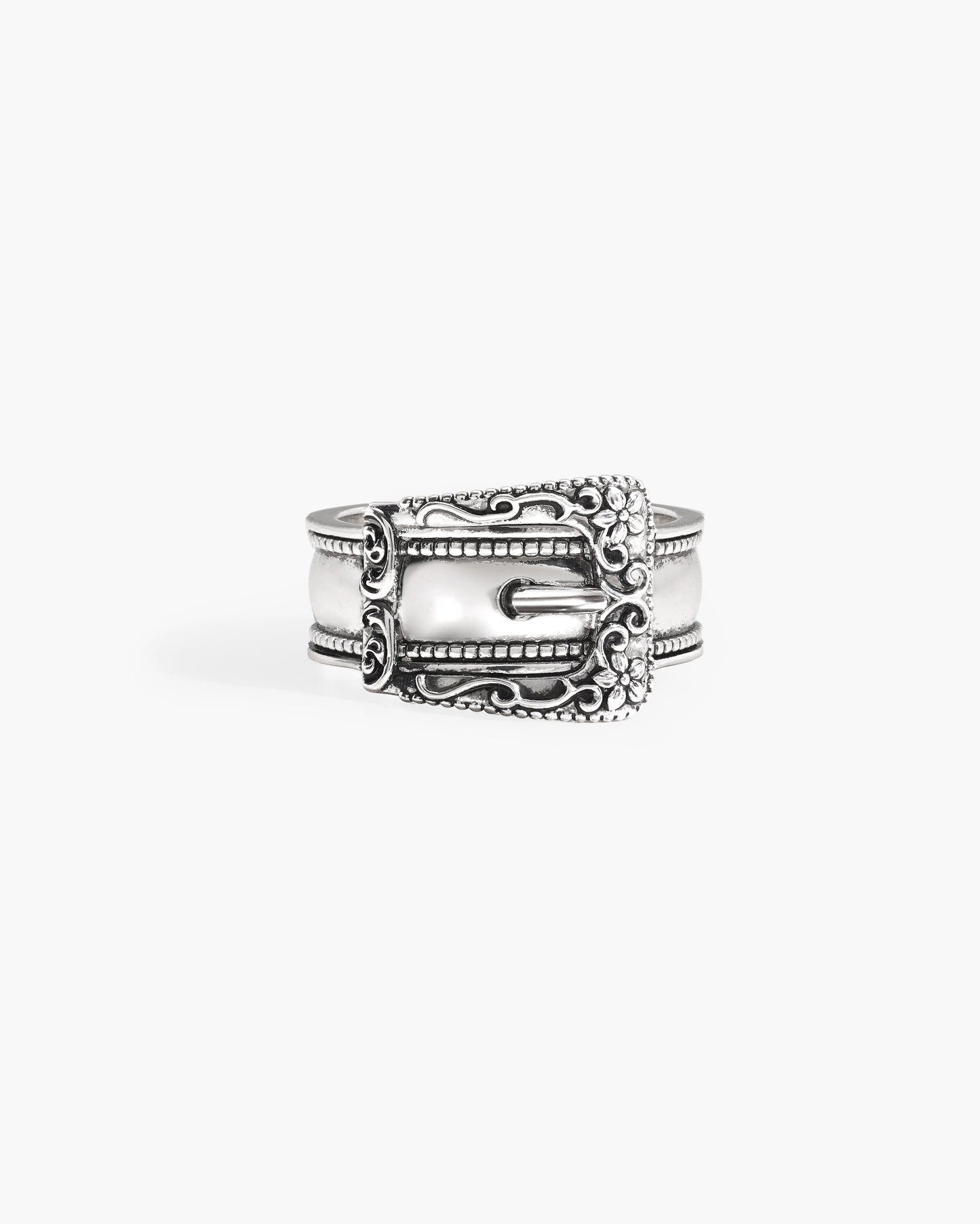 Mojave Buckle Belt Ring in Gold