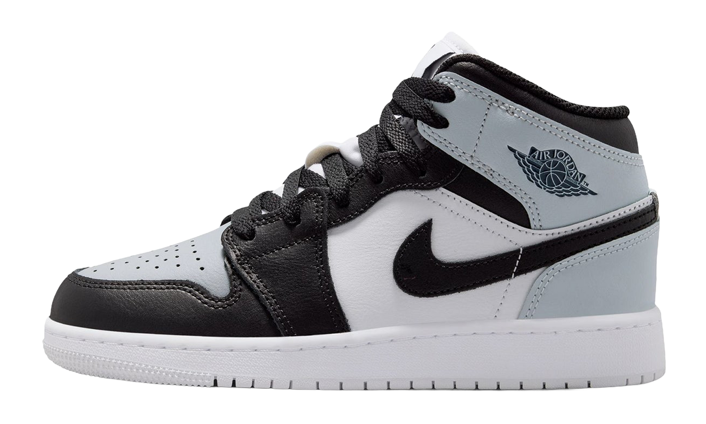 Air Jordan 1 Mid GS Black Aura Squadron Blue DQ8423 002