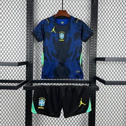 2026 Brazil Away Football Shirt 1:1 Thai Quality Kids Size