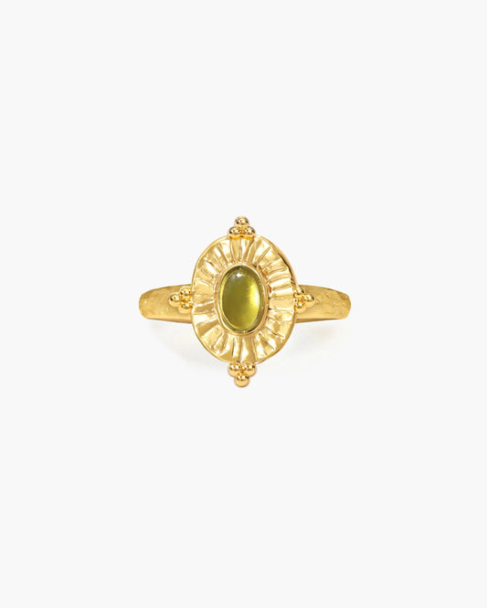 Olive Talisman Ring