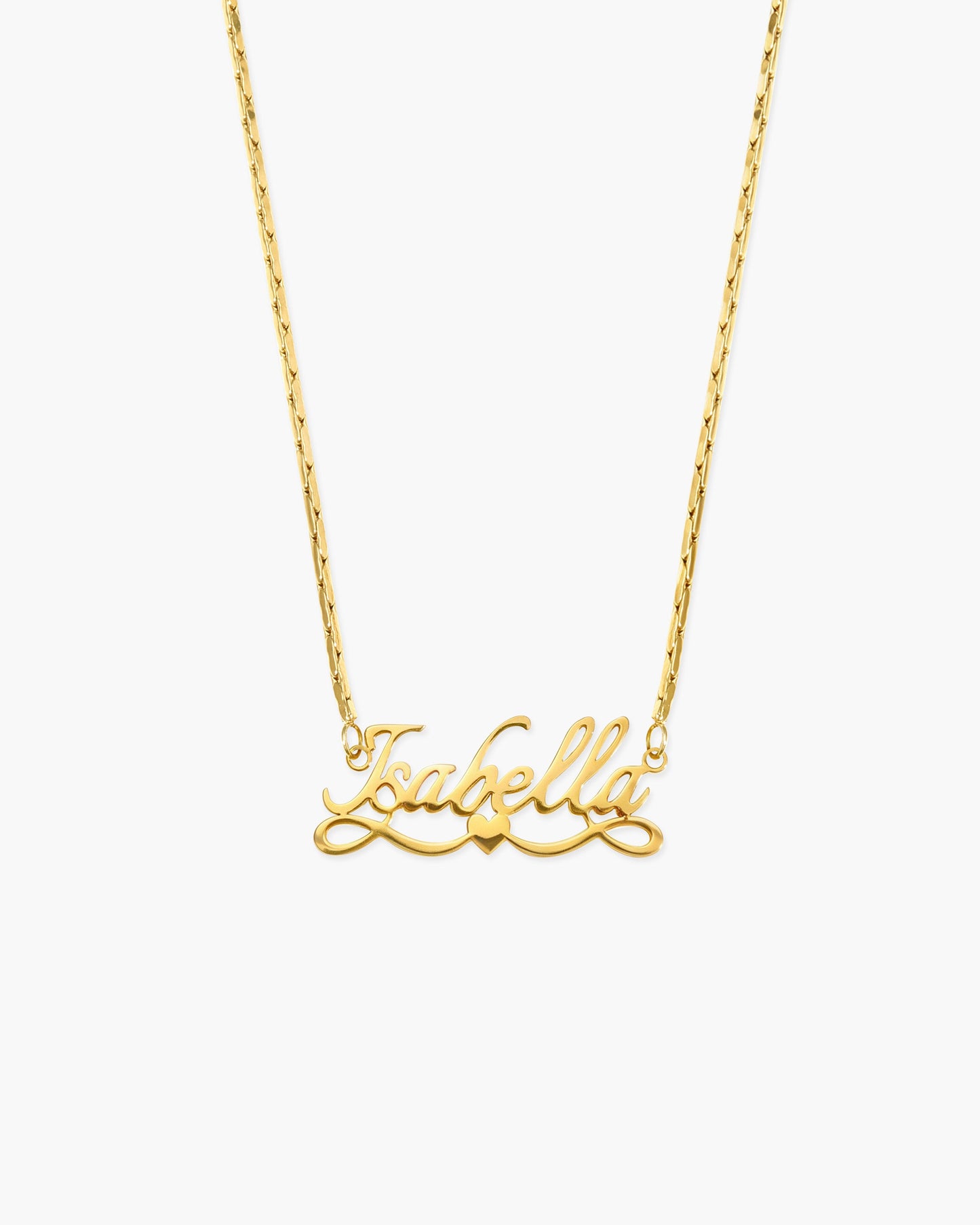 Personalized Name Necklace, Angel Wings