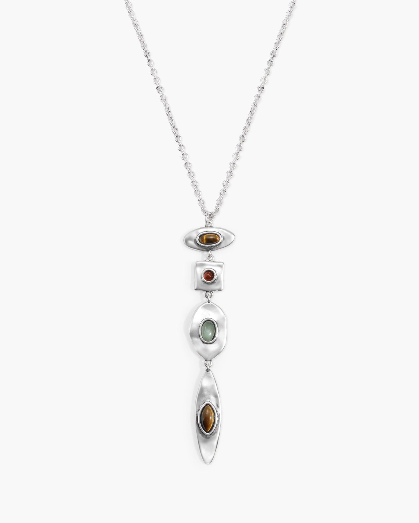 Petra Multi-Stone Drop Necklace