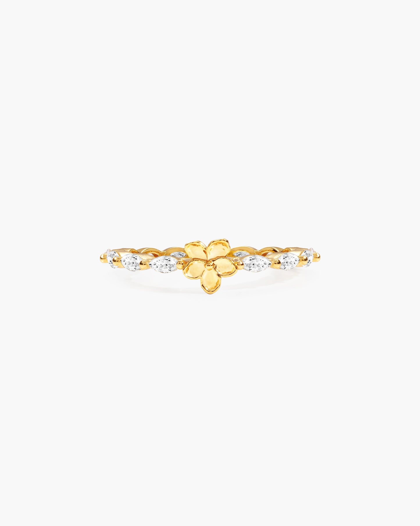 Elise Flora Marquise Ring