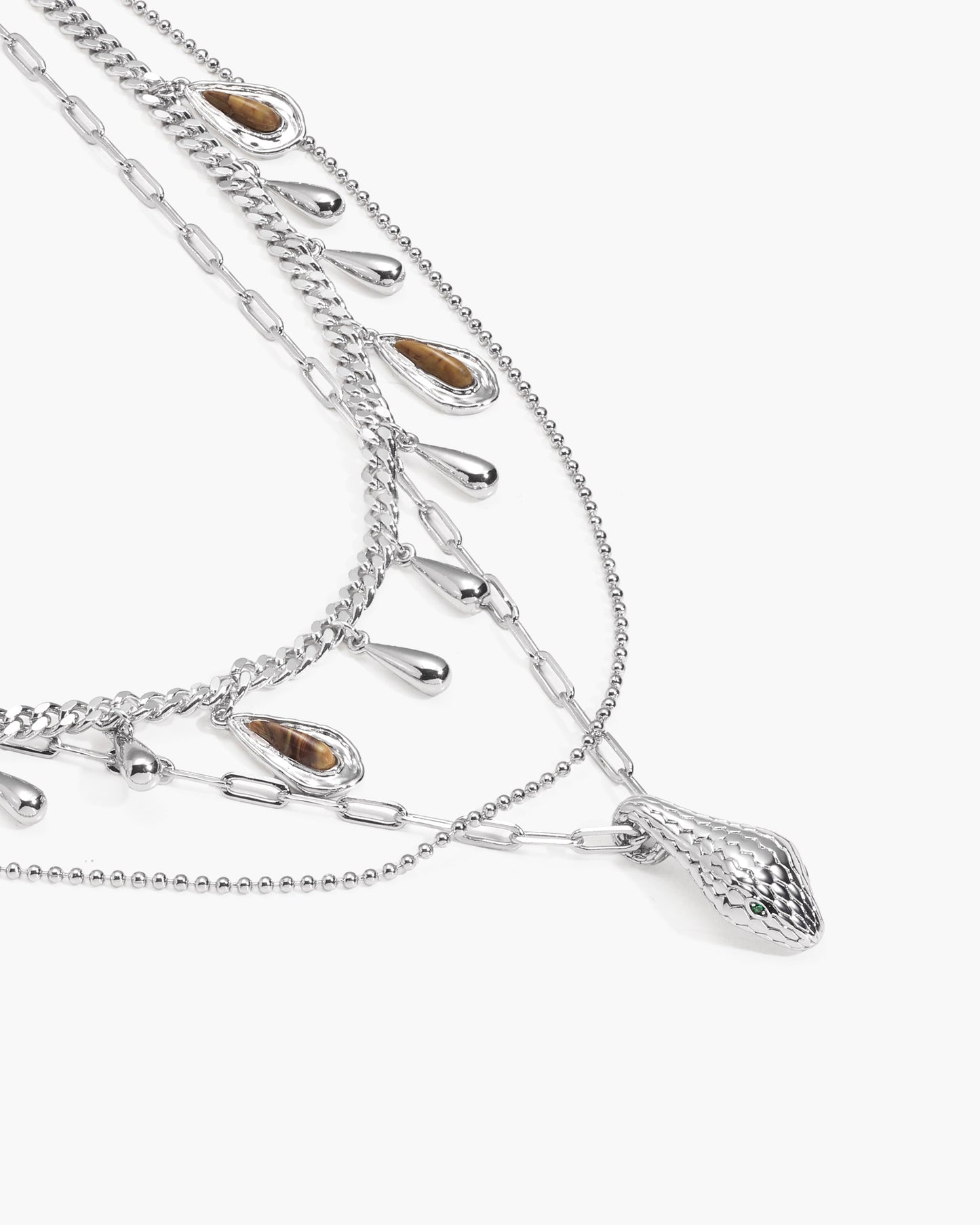 Second Skin Detachable Layered Necklace