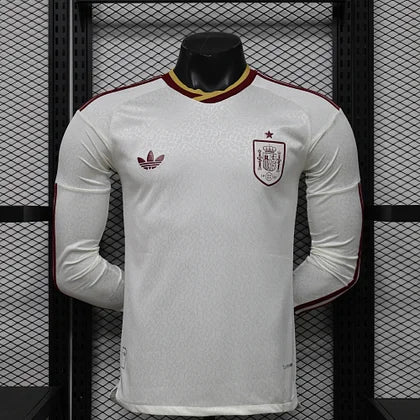 2026 Player Version Long Sleeve Spain Away Football Shirt 1:1 Thai Quality