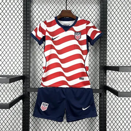 2026 United States National Team Home Football Shirt 1:1 Thai Quality Kids Size
