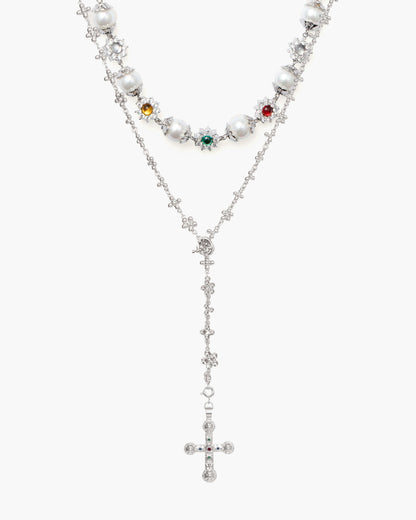Daisy Pearl Necklace