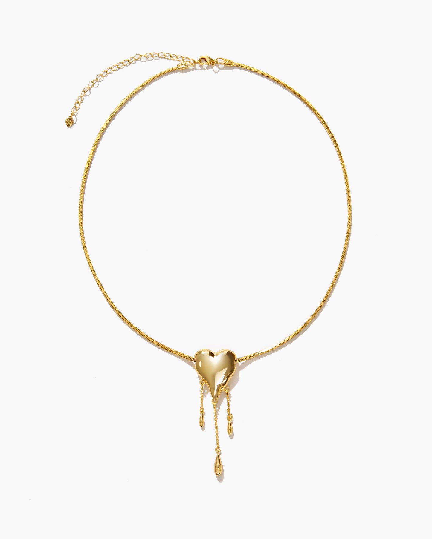 Venom¡¯s Golden Drip Heart Necklace