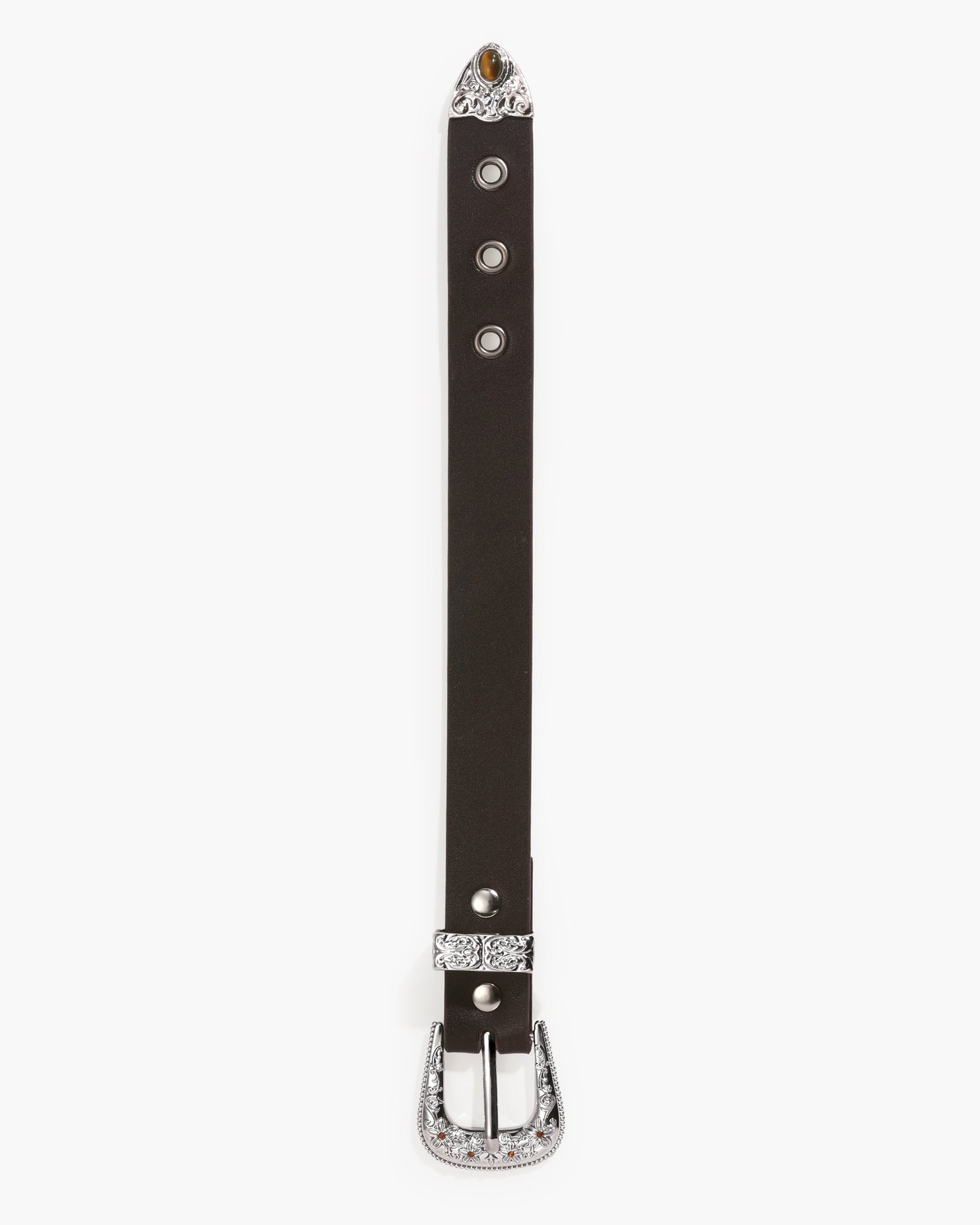 Bind Tiger¡¯s Eye Embellished Buckle Wristband