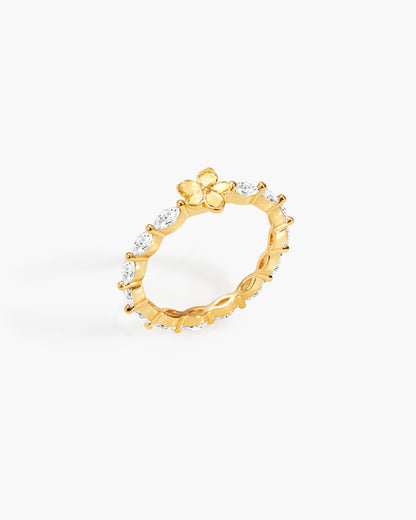 Elise Flora Marquise Ring