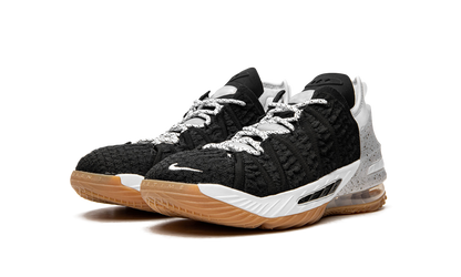 LeBron 18 GS Black White Gum CW2760 007