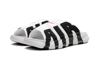 Air More Uptempo Slide NA White Black Red FB7815 100