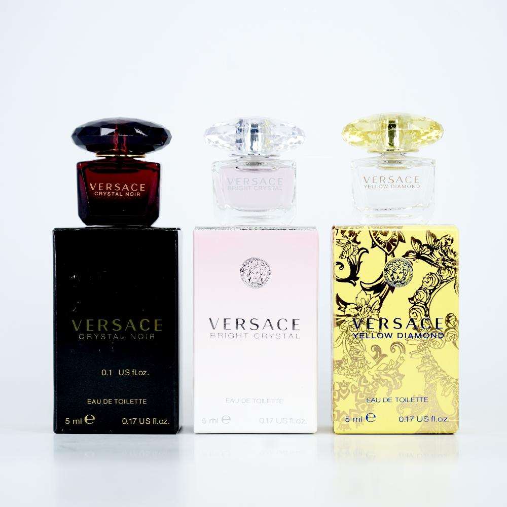 Versace Crystal Diamond Perfume Sample Set of 3