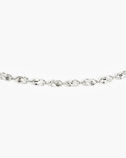 Daze Chain Necklace in Silver