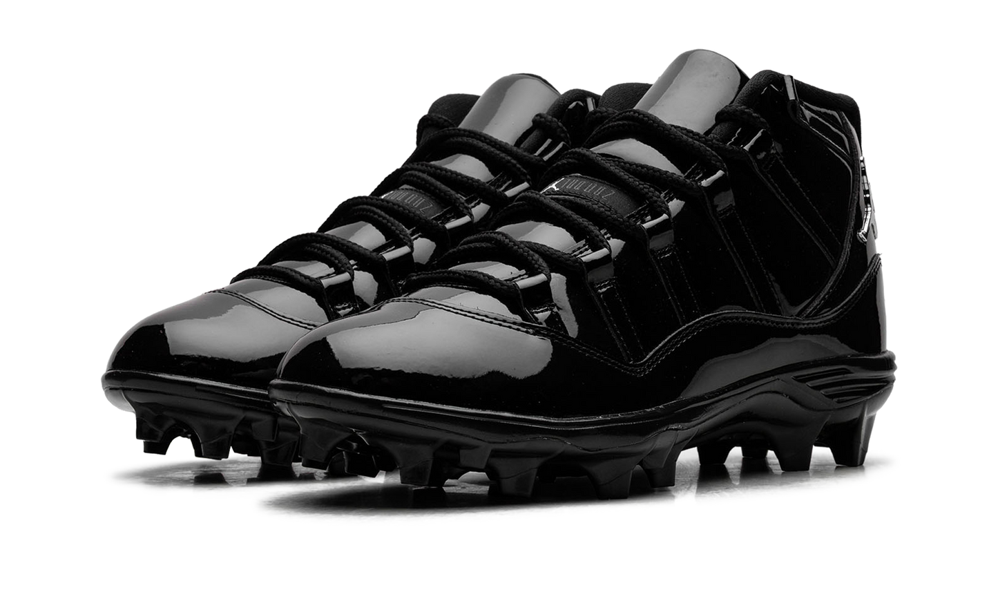 Air Jordan 11 TD Cleats Patent Black HM7324 001
