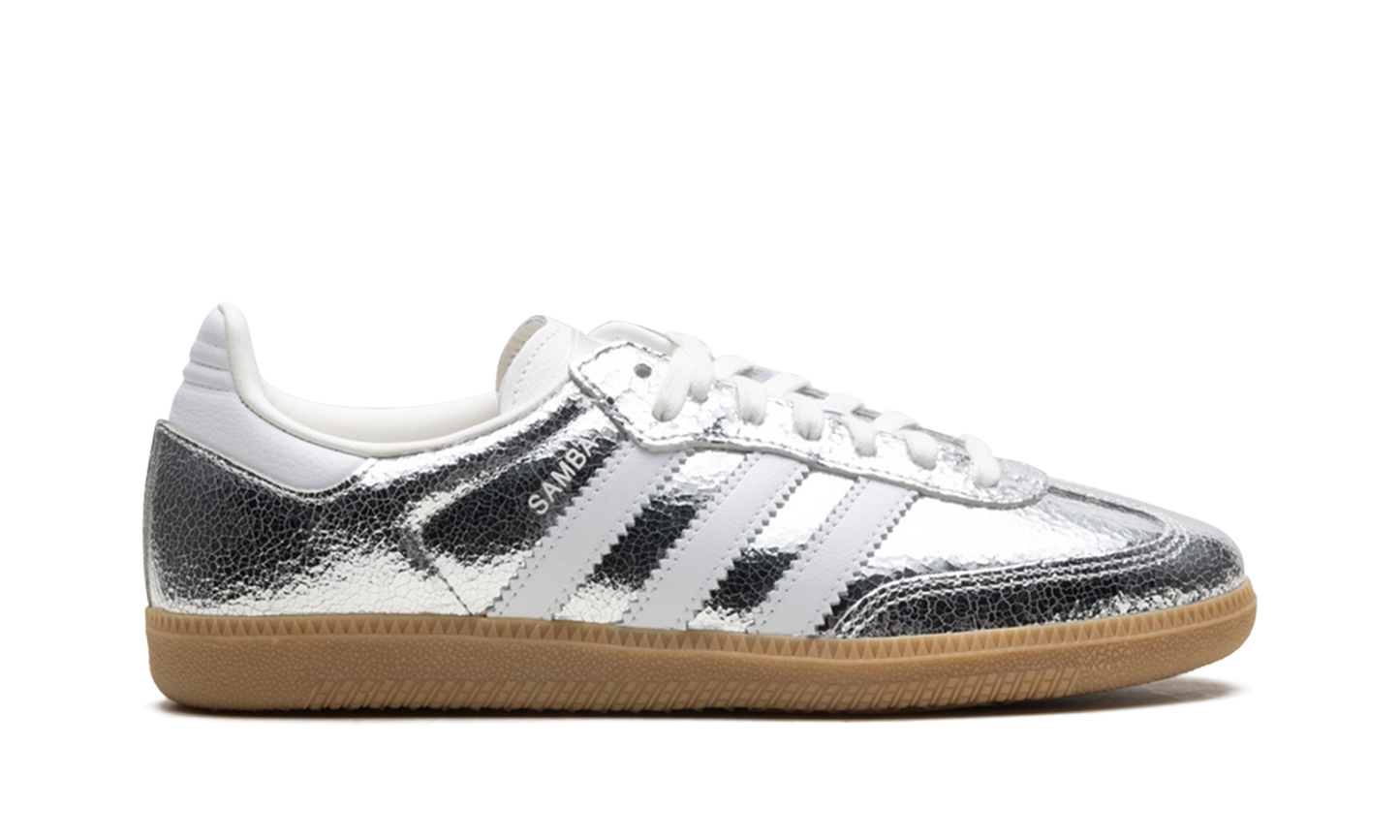 Samba OG WMNS  Silver Metallic Cracked Leather  JR0035