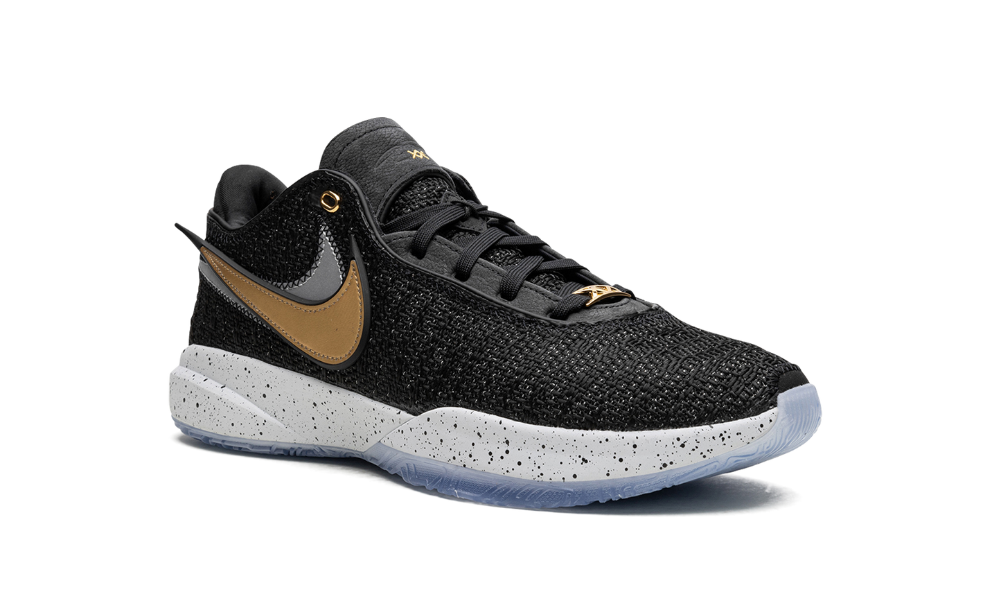 LeBron 20 Black/Metallic Gold DJ5423 003