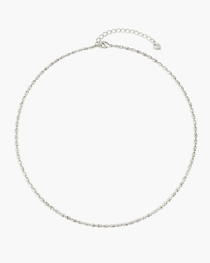 Daze Chain Necklace in Silver