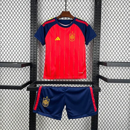 2026 Spain Home Football Shirt 1:1 Thai Quality Kids Size