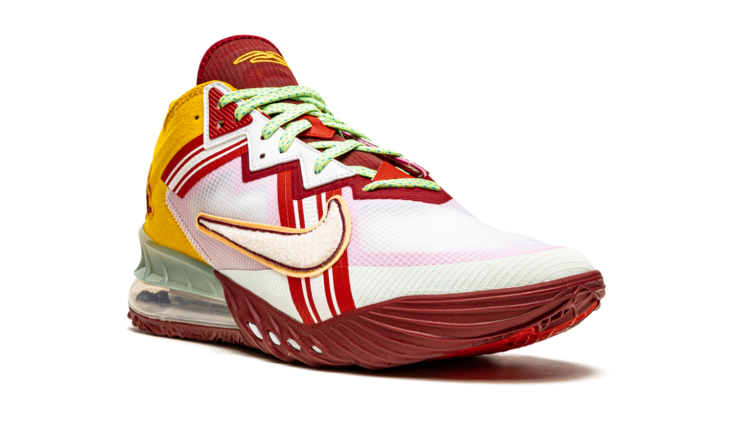 LeBron 18 Low Mimi Plange Higher Learning CV7562 102