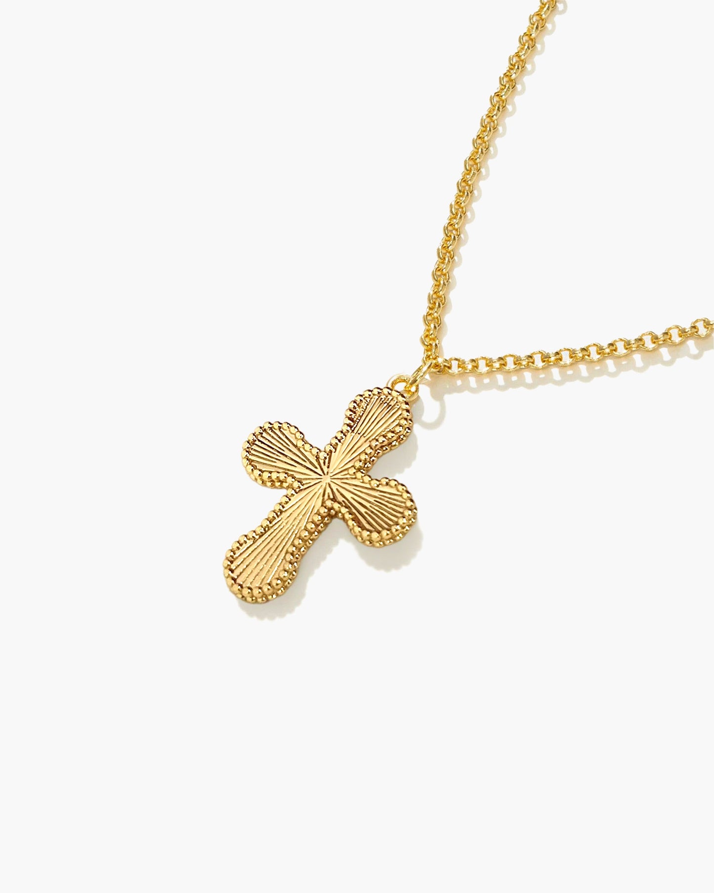 Mini Cross Pendant Necklace