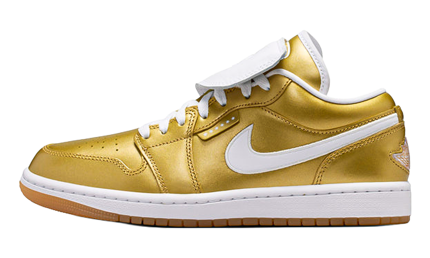 Air Jordan 1 Low WMNS Gold Tiempo IR2304 703