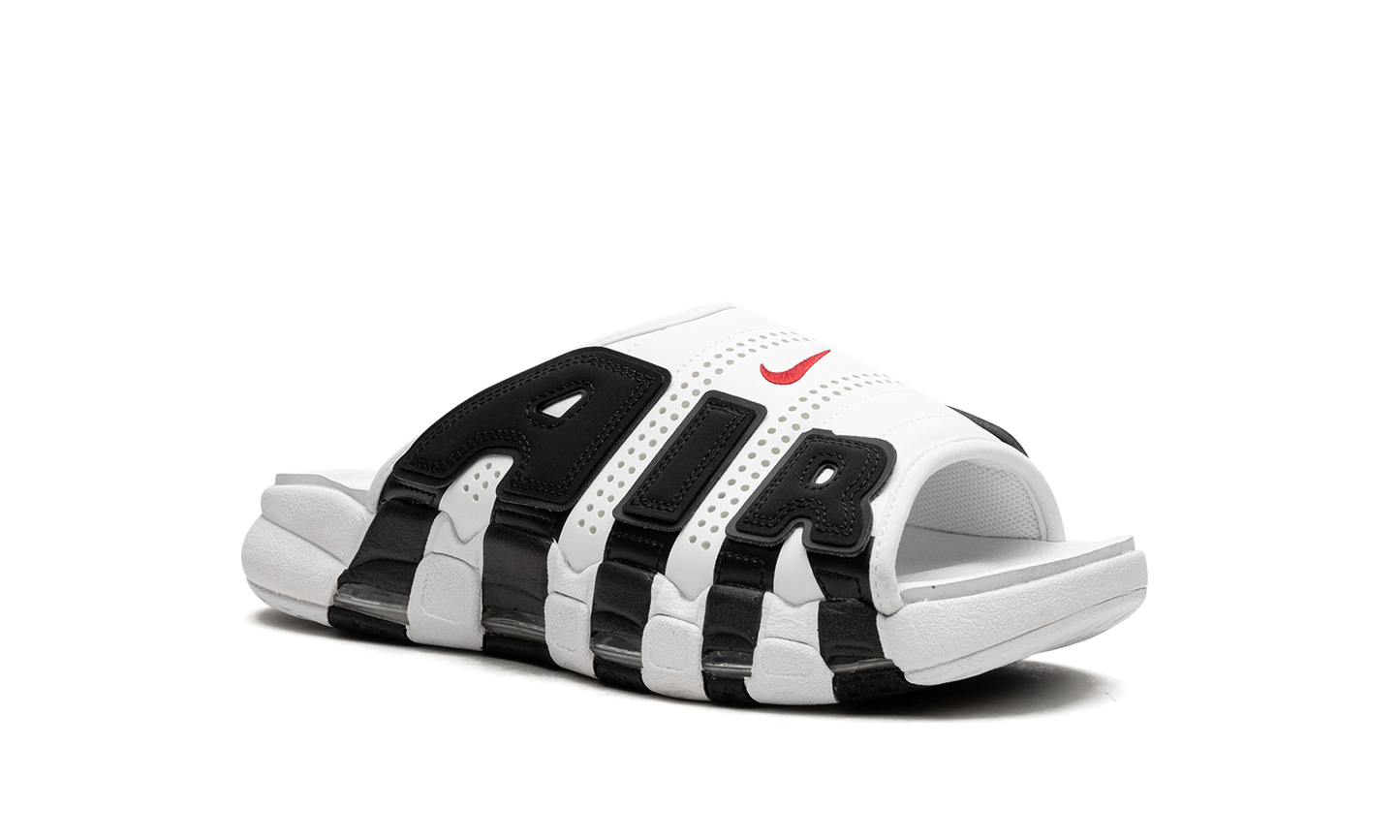 Air More Uptempo Slide NA White Black Red FB7815 100
