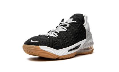 LeBron 18 GS Black White Gum CW2760 007