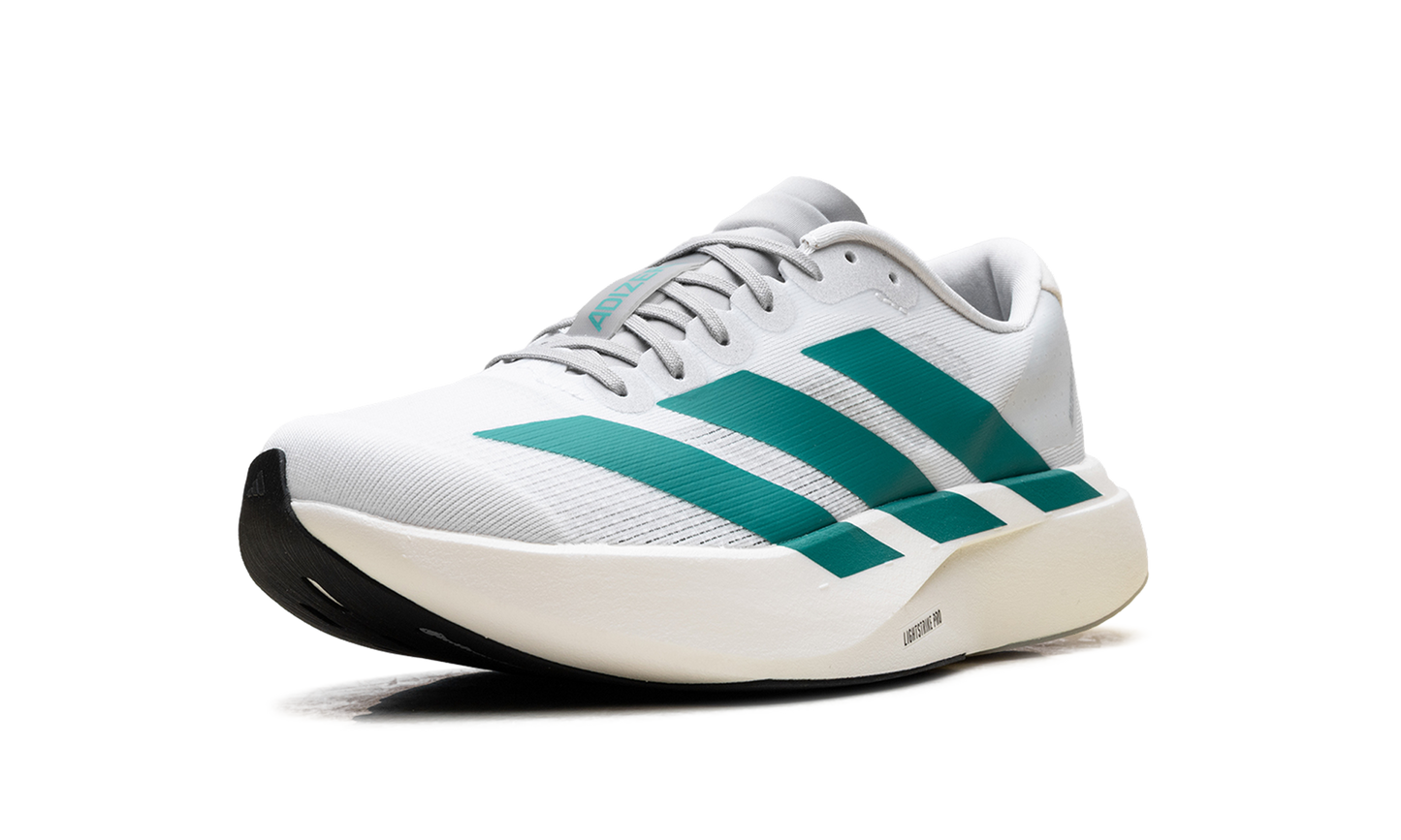 adiZero EVO SL  White Pure Teal  JS4451