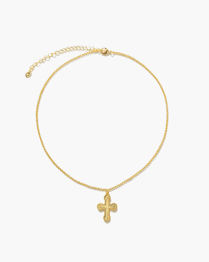 Mini Cross Pendant Necklace