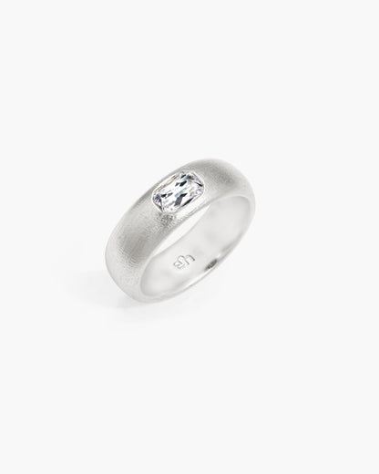Hush Ring in Silver