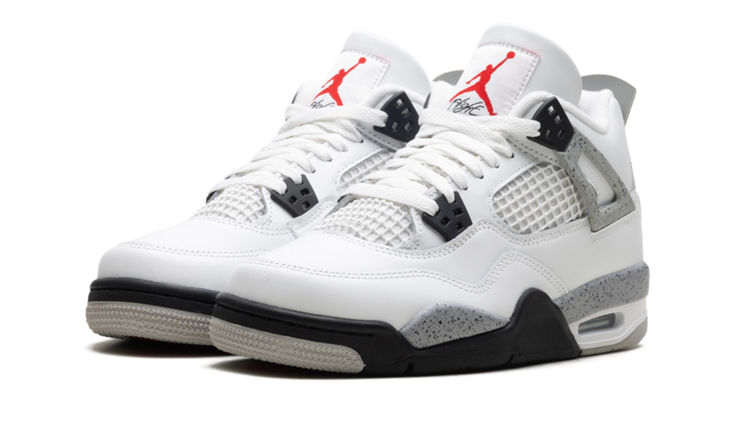 Air Jordan 4 Retro GS White Cement IB4171 100