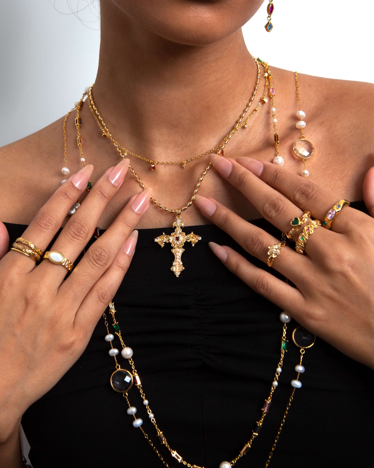 Gold Aphrodite¡¯s Song Necklace
