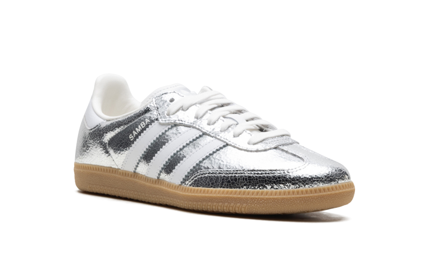 Samba OG WMNS  Silver Metallic Cracked Leather  JR0035