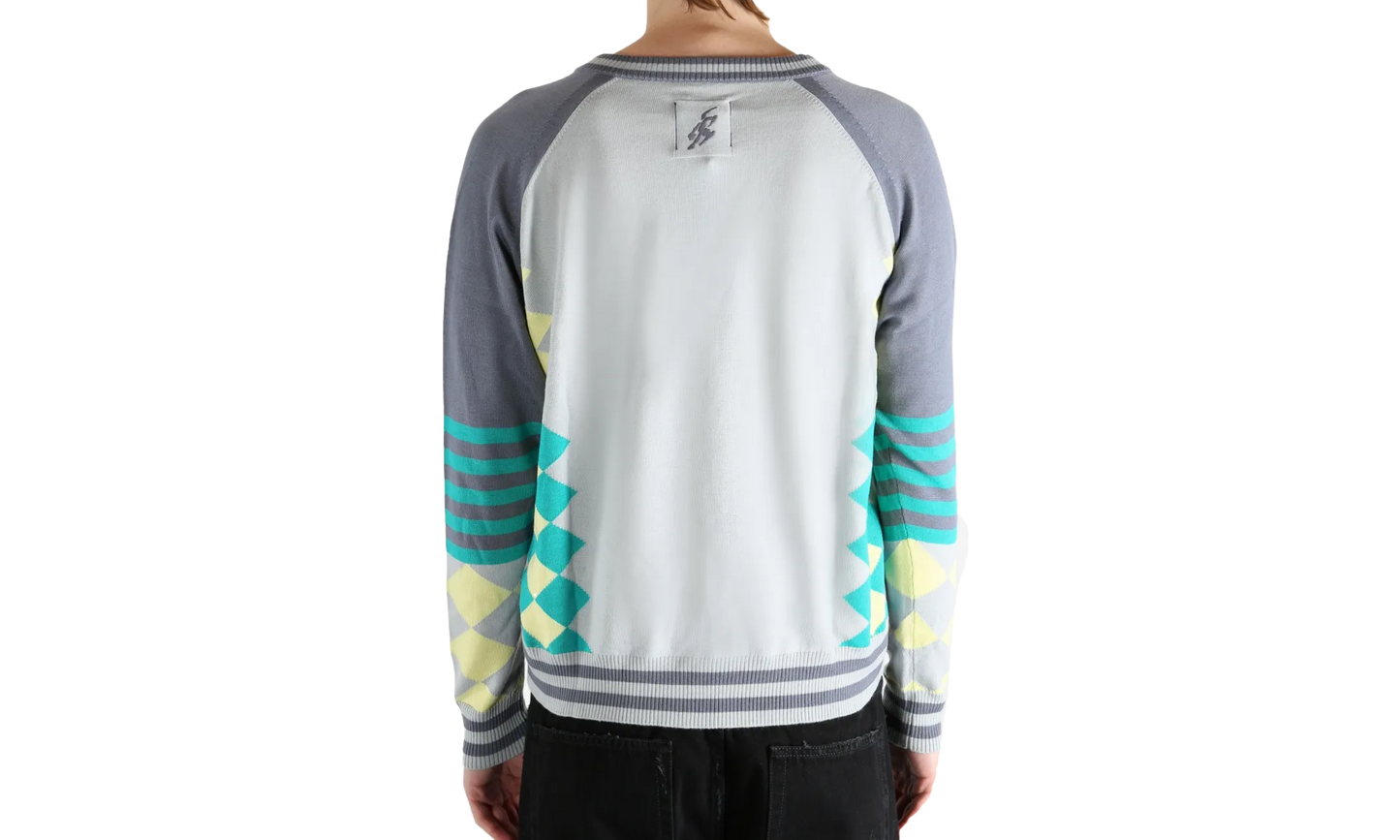 Laricoid Knit Jumper Kiko Kostadinov - Blue Haze / Lemon 2203A323 022