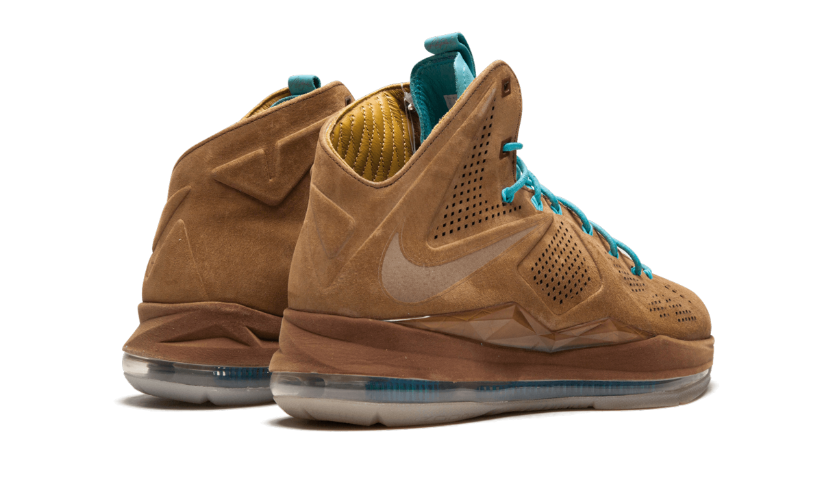 Lebron 10 EXT QS Brown Suede 607078 200