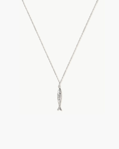 Gold Anchovy Necklace
