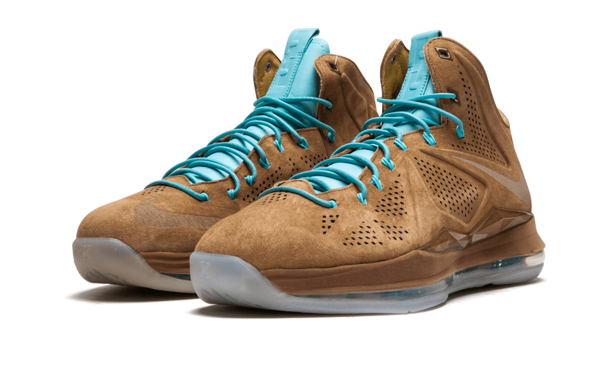 Lebron 10 EXT QS Brown Suede 607078 200