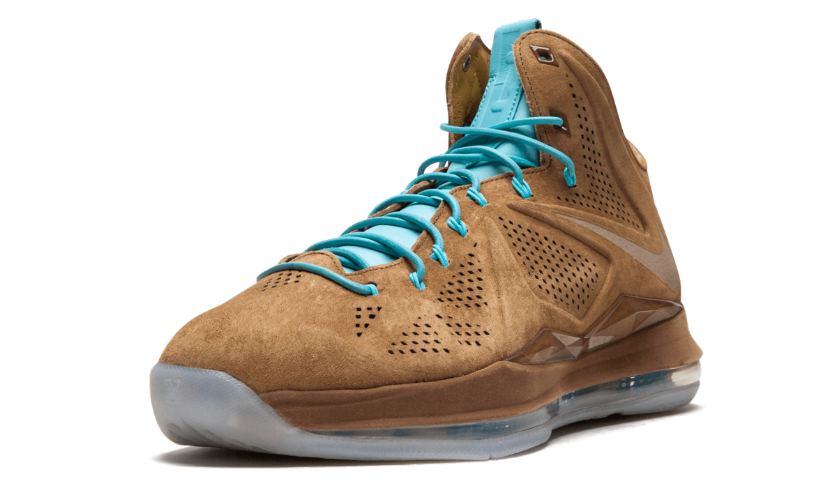 Lebron 10 EXT QS Brown Suede 607078 200