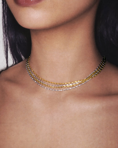 Daze Chain Necklace in Silver