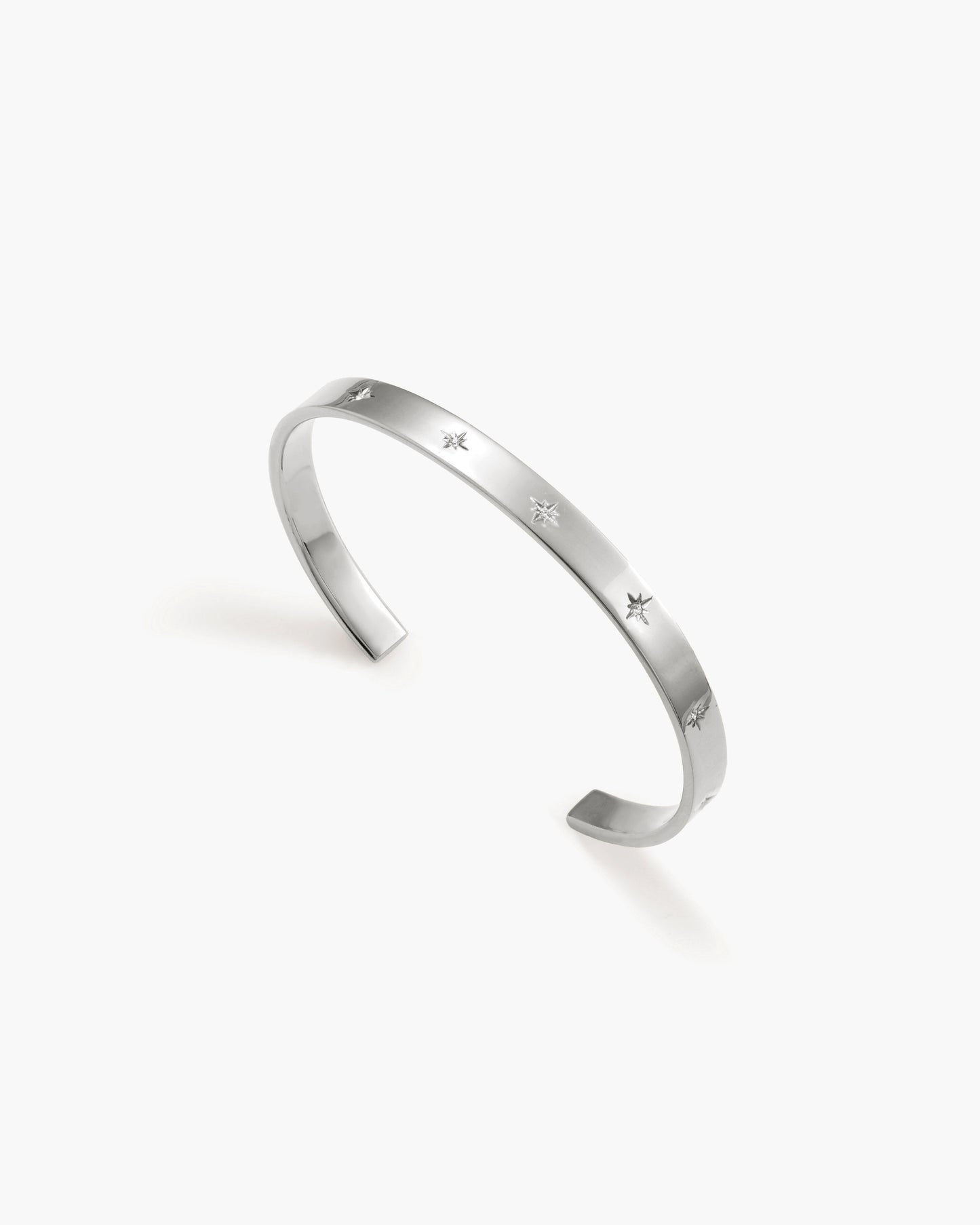 Sunset Boulevard Bangle in Silver