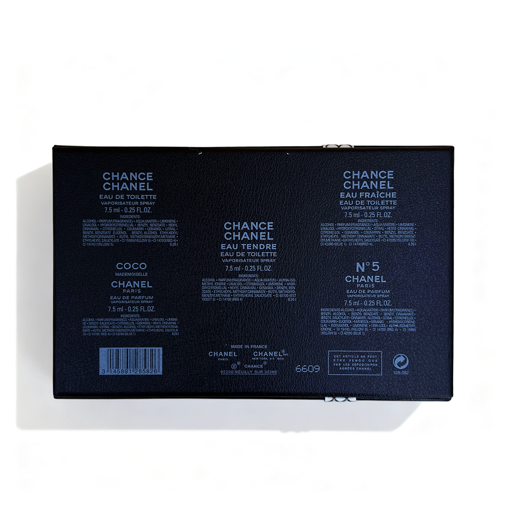 Chanel five-piece set of exfoliating samples