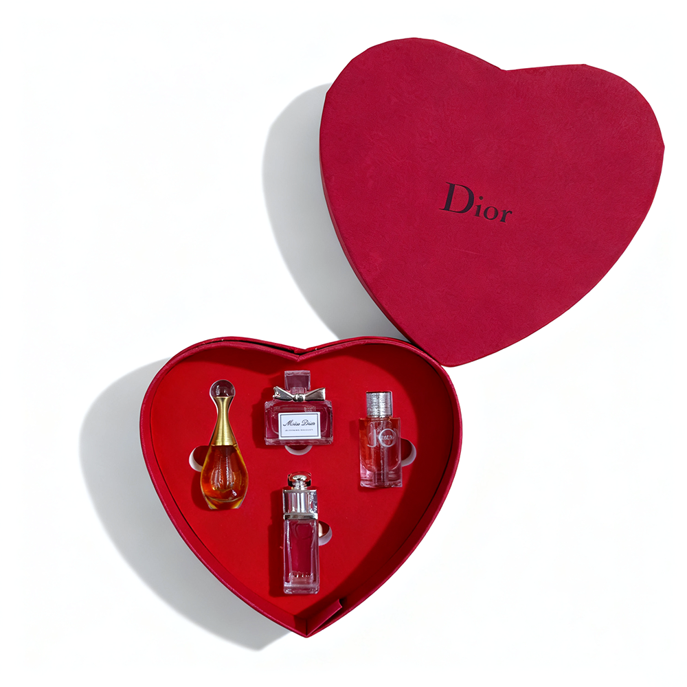 Dior sample heart-shaped four-piece set