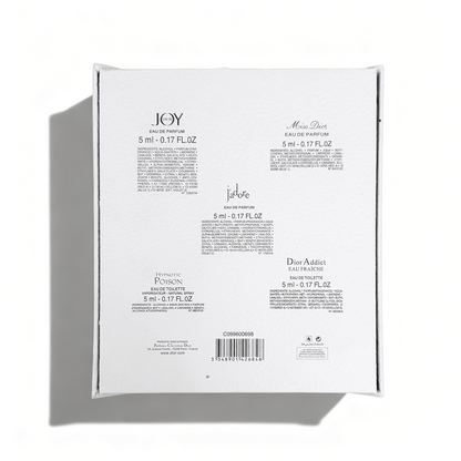 Dior Flip Cap Screw Top (Little Castle) Miniature Set of Five