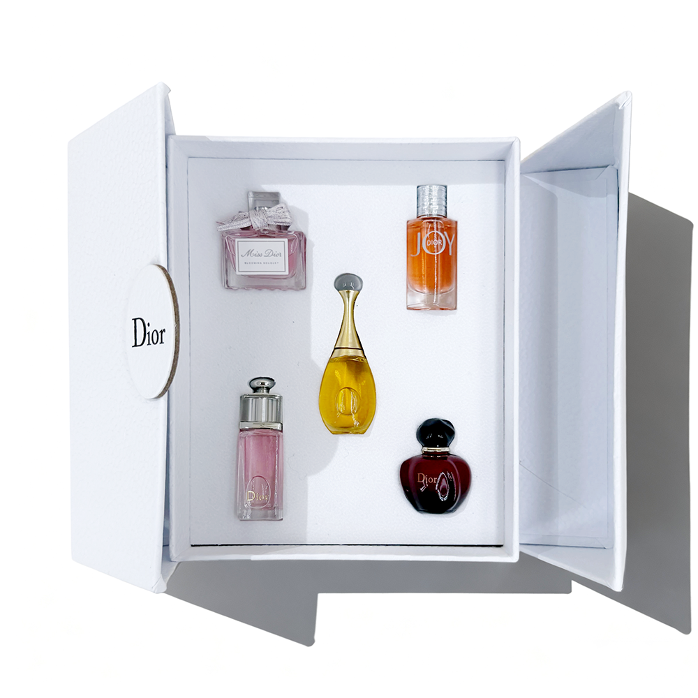 Dior Flip Cap Screw Top (Little Castle) Miniature Set of Five