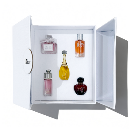 Dior Flip Cap Screw Top (Little Castle) Miniature Set of Five