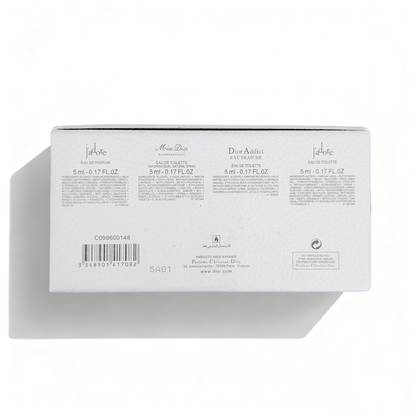 Dior white sample set of four pieces