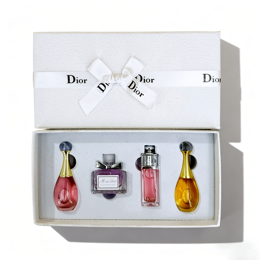 Dior white sample set of four pieces
